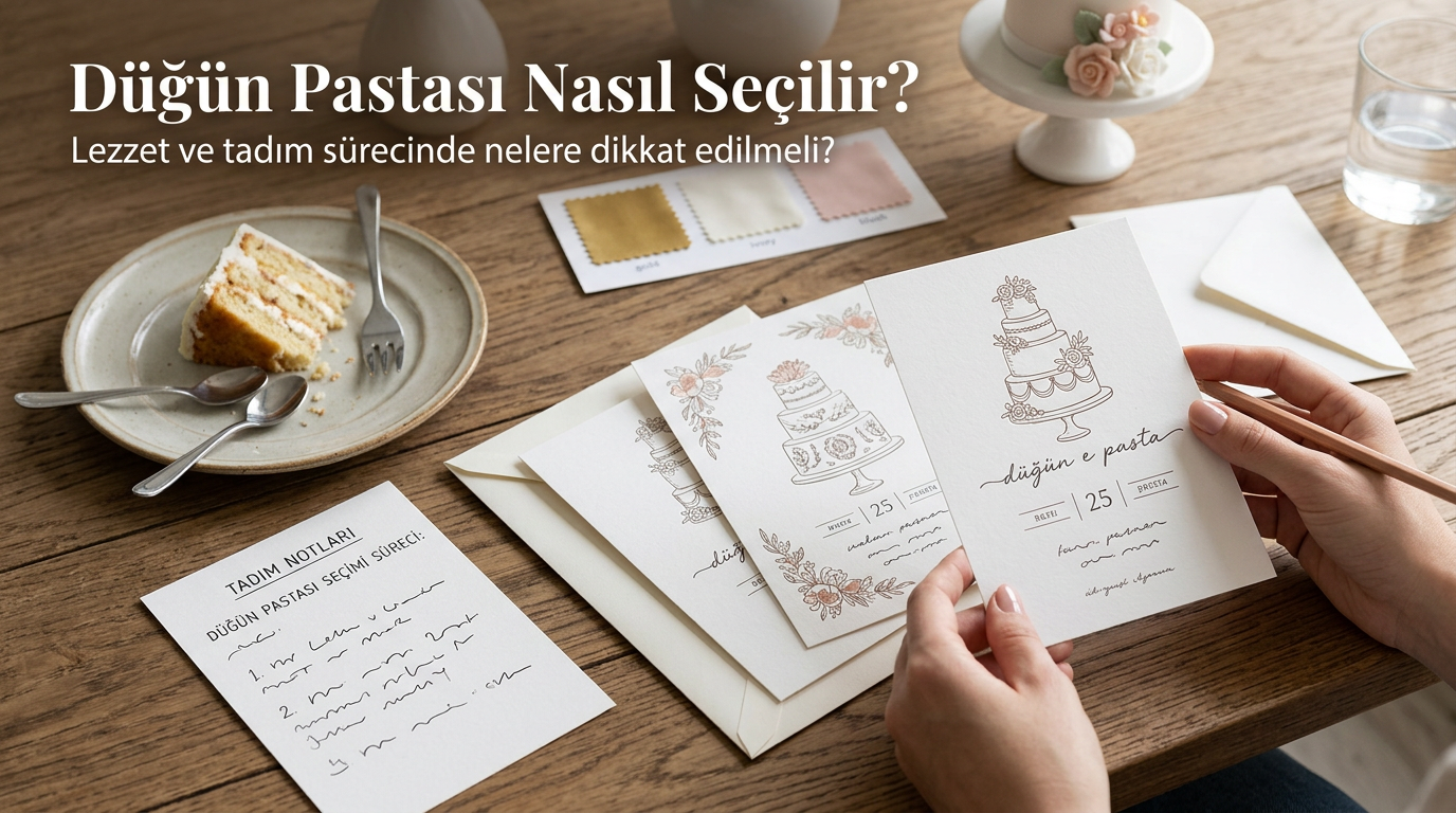 Düğün Pastası Nasıl Seçilir?: Lezzet ve tadım sürecinde nelere dikkat edilmeli?