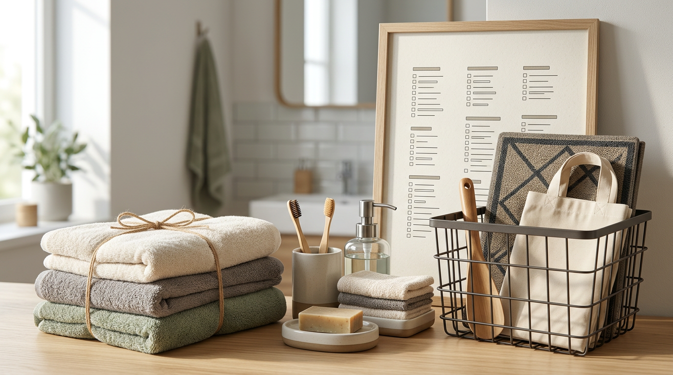 Evlilik Alışveriş Listesi: Yeni Ev Kuracak Çiftler İçin Rehber: Banyo ve Antre: Düzen ve Hijyen Temelleri
