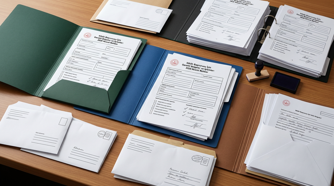 Nikâh Başvurusu İçin Gerekli Belgeler ve İşlemler: 2026 Resmî Rehber: 2026 Yılında Resmî Nikâh İçin Hangi Belgeler Gerekebilir?